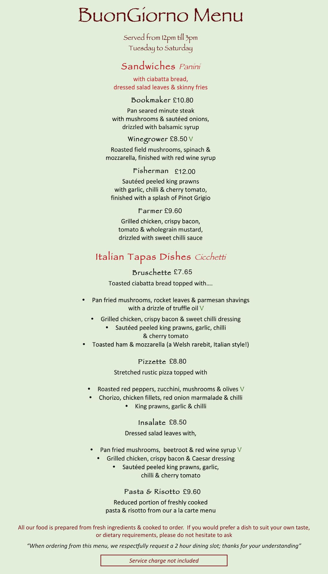 etzio lunch fisso menu May 26.indd